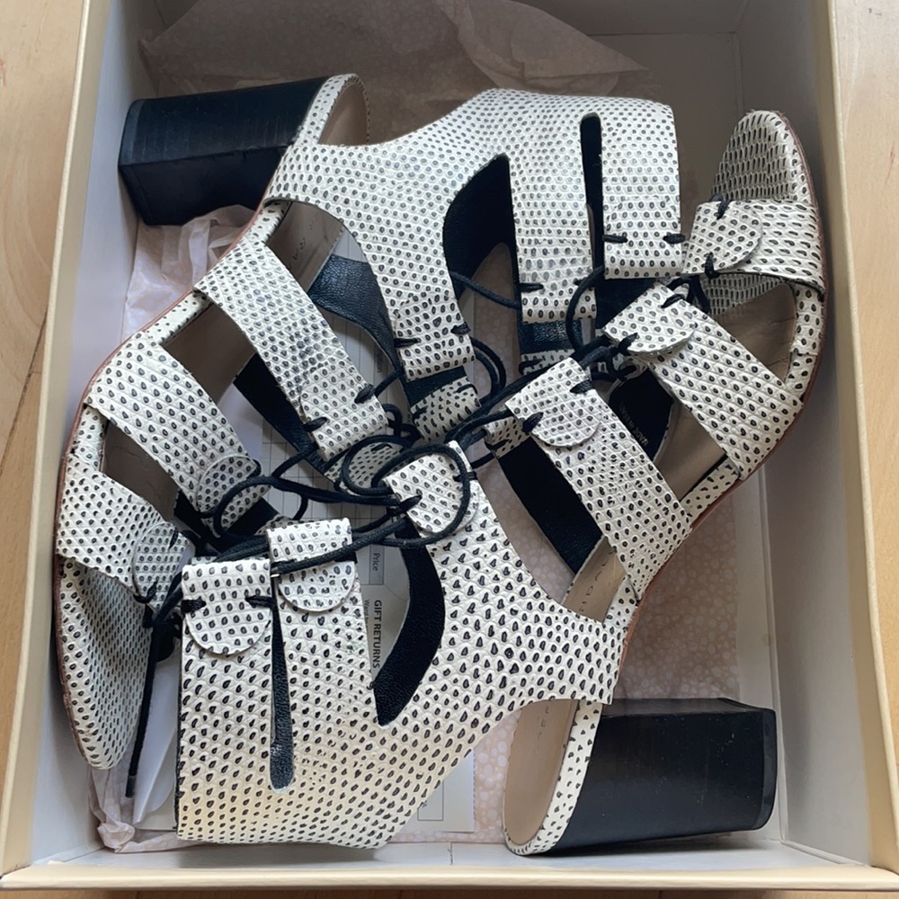Loeffler Randall sandals 7.5 designer sandals Bloomingdales designer shoes
